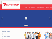 Tablet Screenshot of expressmednh.com